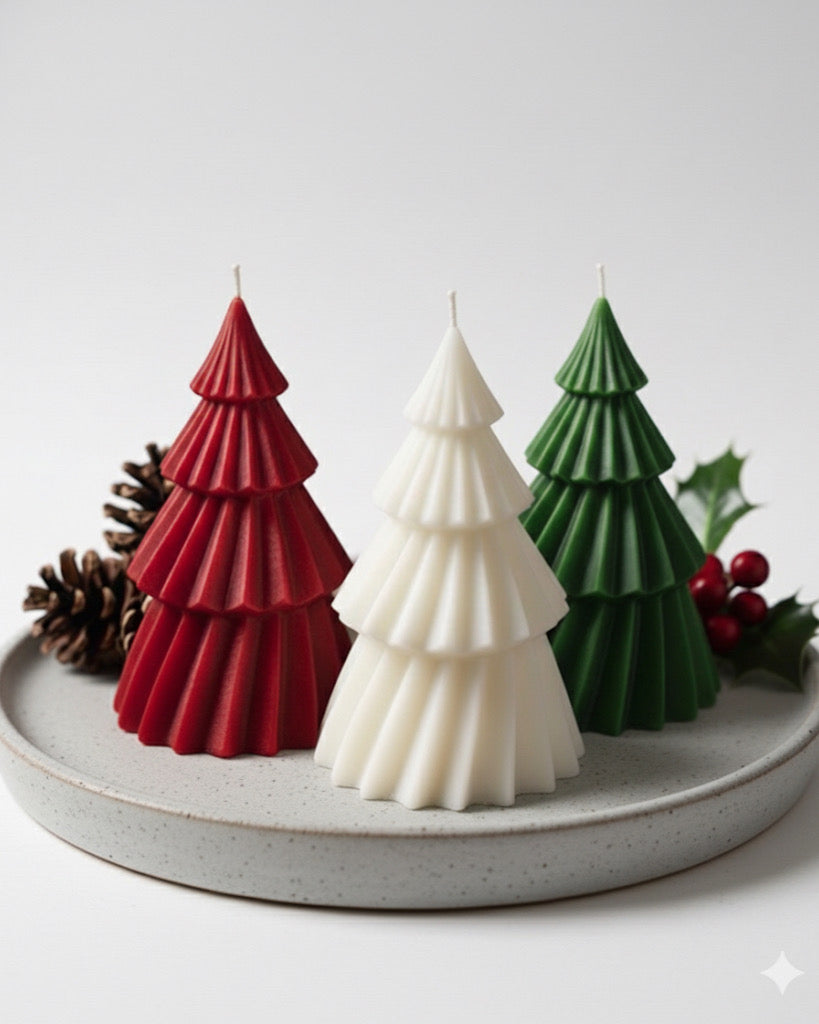 Scented soy wax Xmas tree