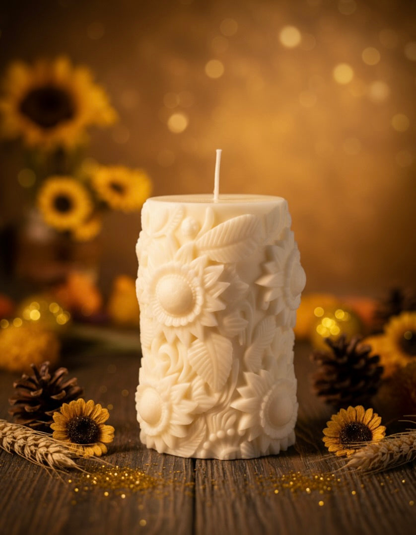 Sunflower Candle