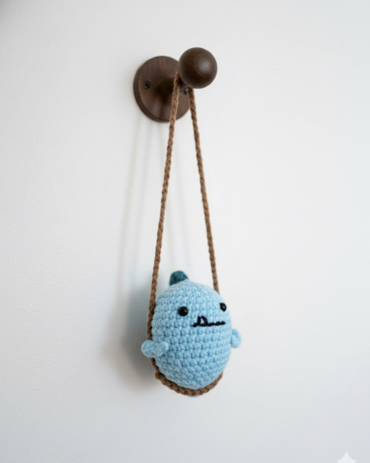 Crochet swing dinosaur