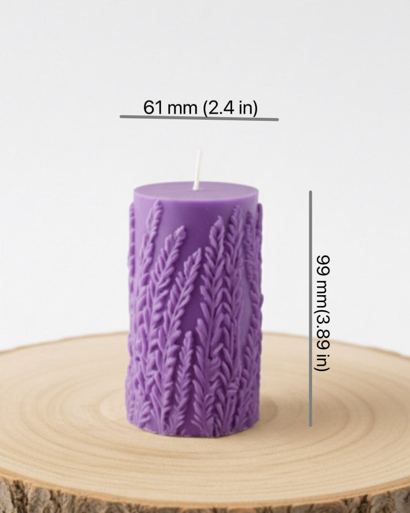 Scented lavender candle￼