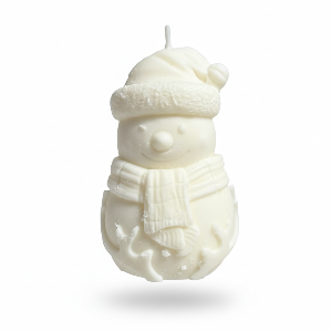 Snowman Candle