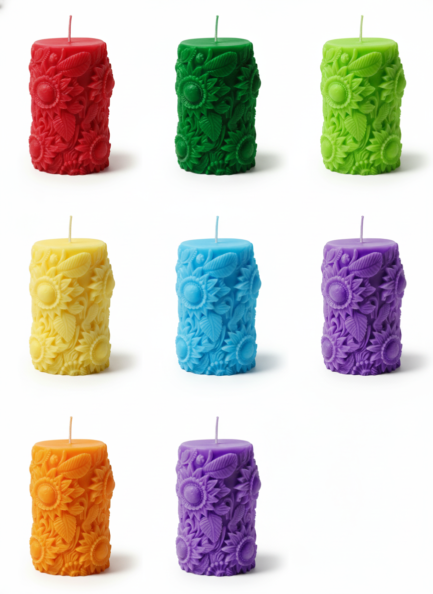 Sunflower Candle