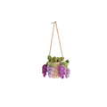 Crochet lavender hanging Pot